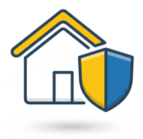Ícone Seguro Residencial Barato Online - Seguro Contra Enchente, Vendaval, Inundação e Seguro Fiança